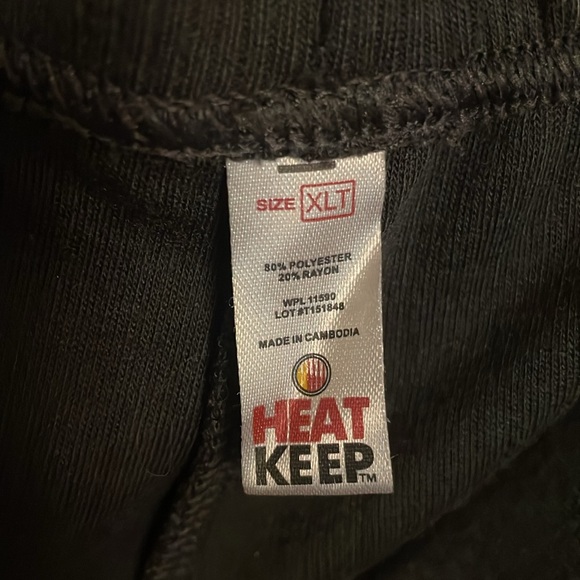 Men’s Dark Grey Heat Keep Lounge Pants - Picture 5 of 5